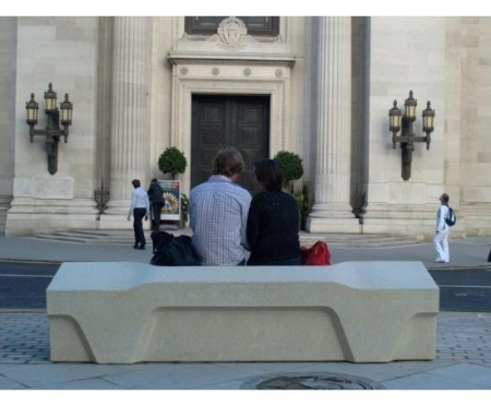 Public realm seating in Camden resolves urban challenges